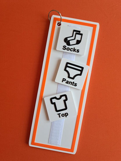 Getting Dressed Tag Set - Visual Schedule Add-On Pack
