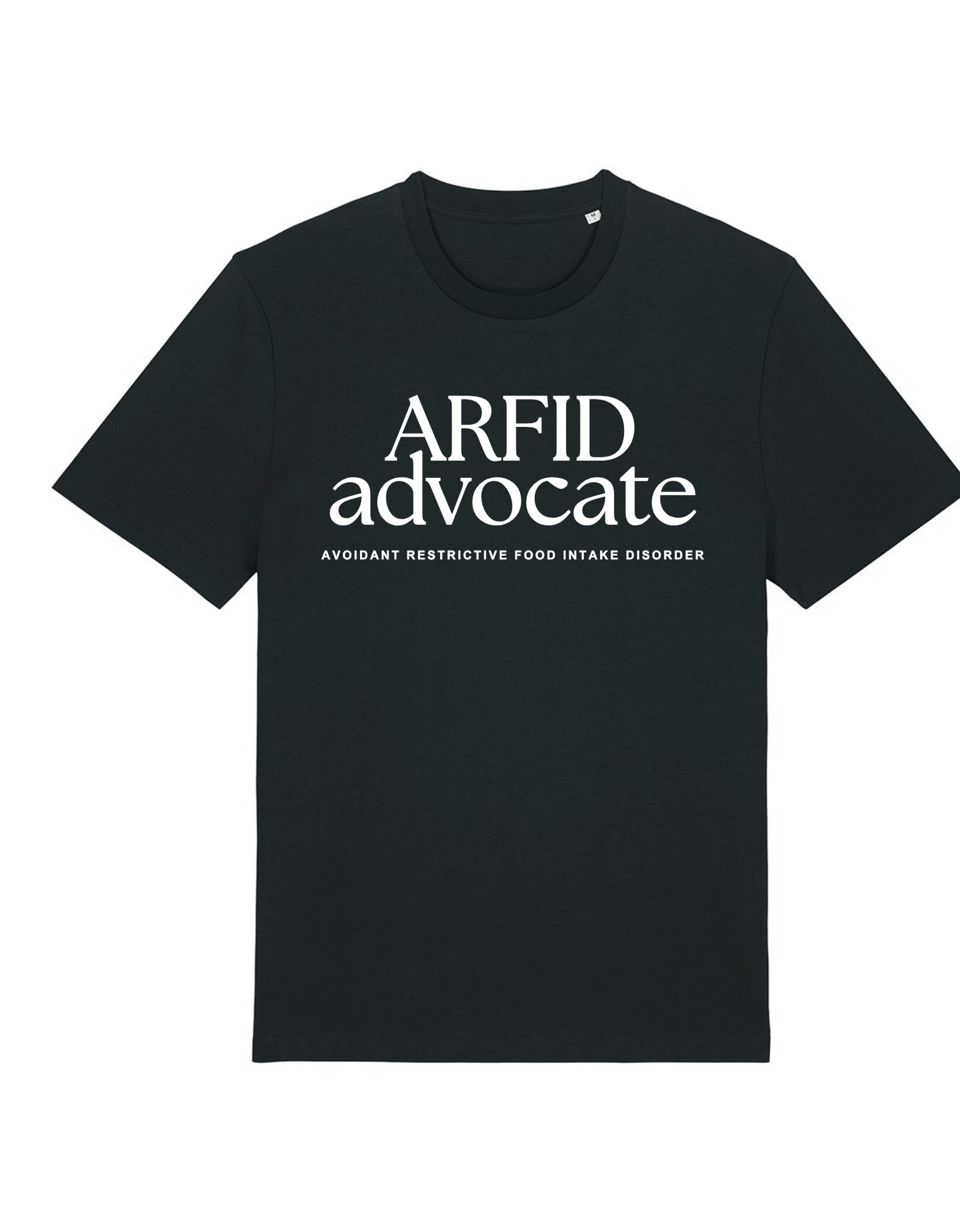 Adults Unisex ‘ARFID Advocate’ Fitted style Tee