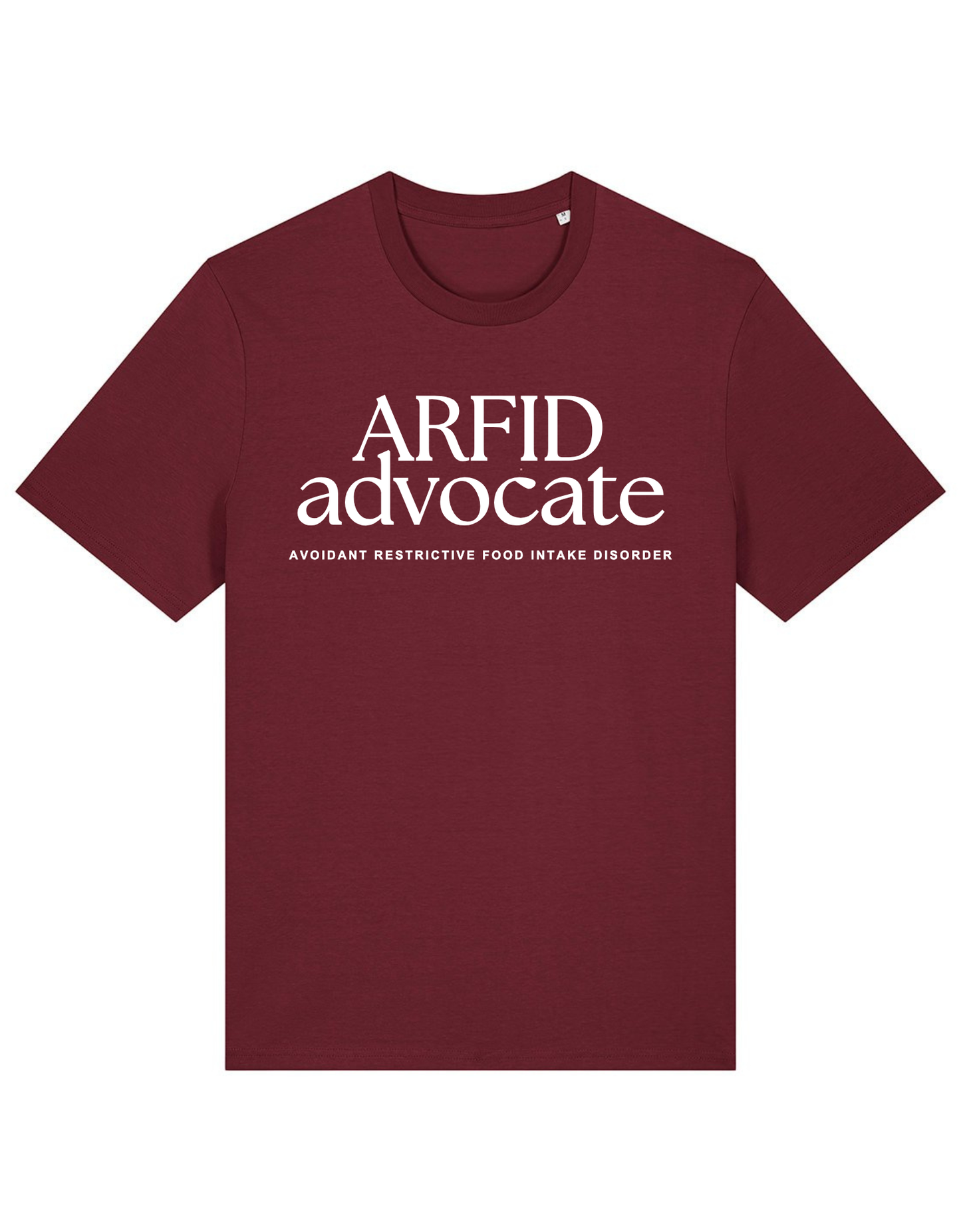 Adults Unisex ‘ARFID Advocate’ Fitted style Tee