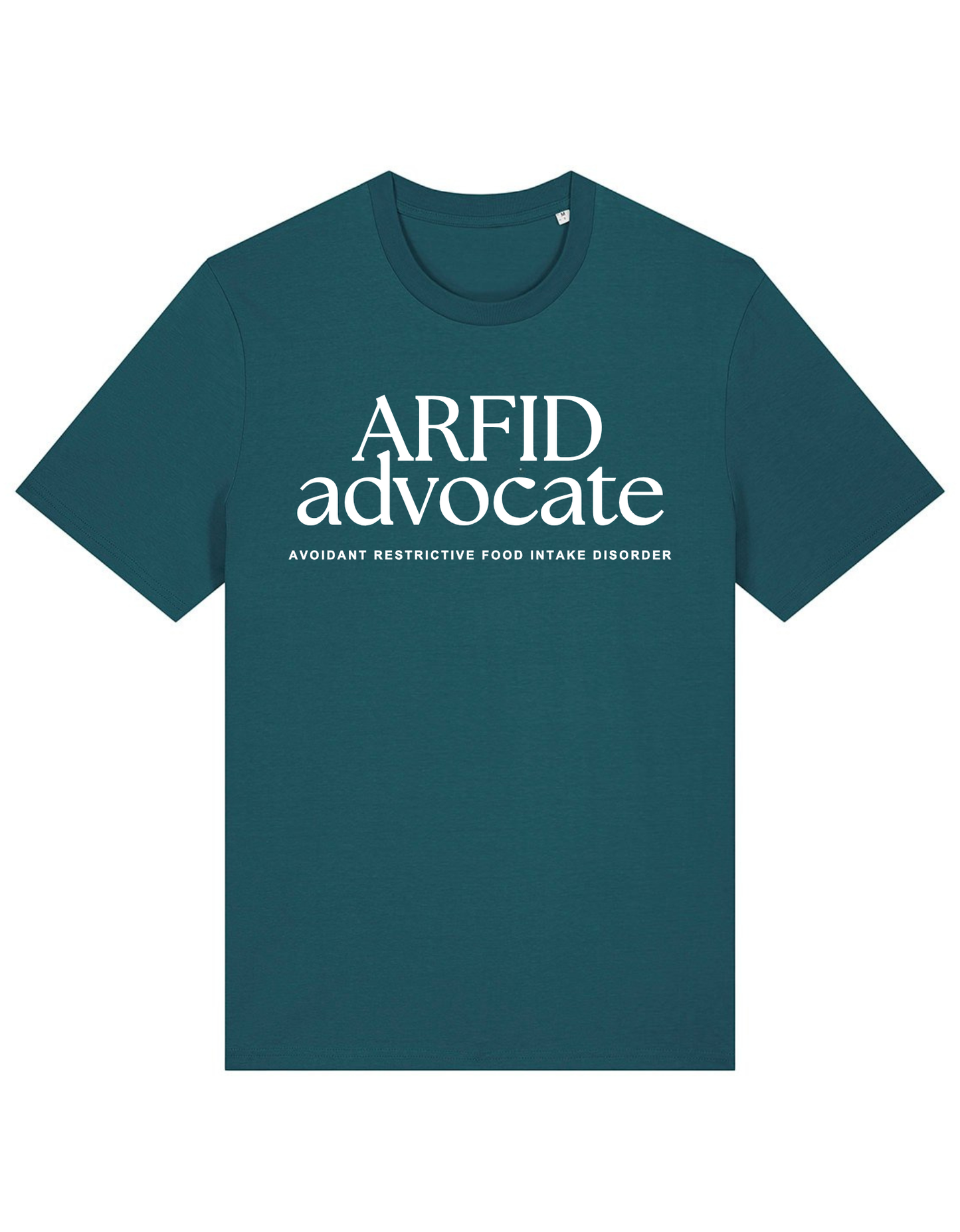 Adults Unisex ‘ARFID Advocate’ Fitted style Tee