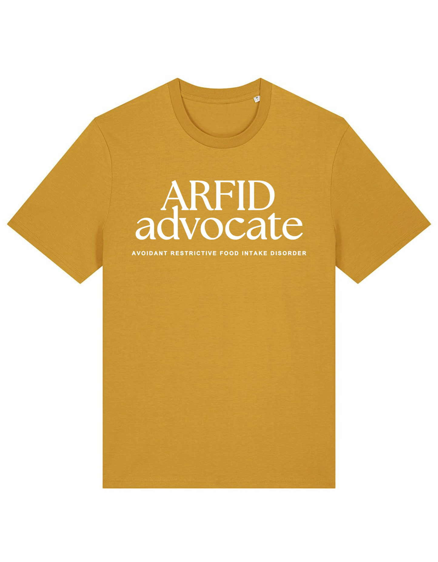 Adults Unisex ‘ARFID Advocate’ Fitted style Tee