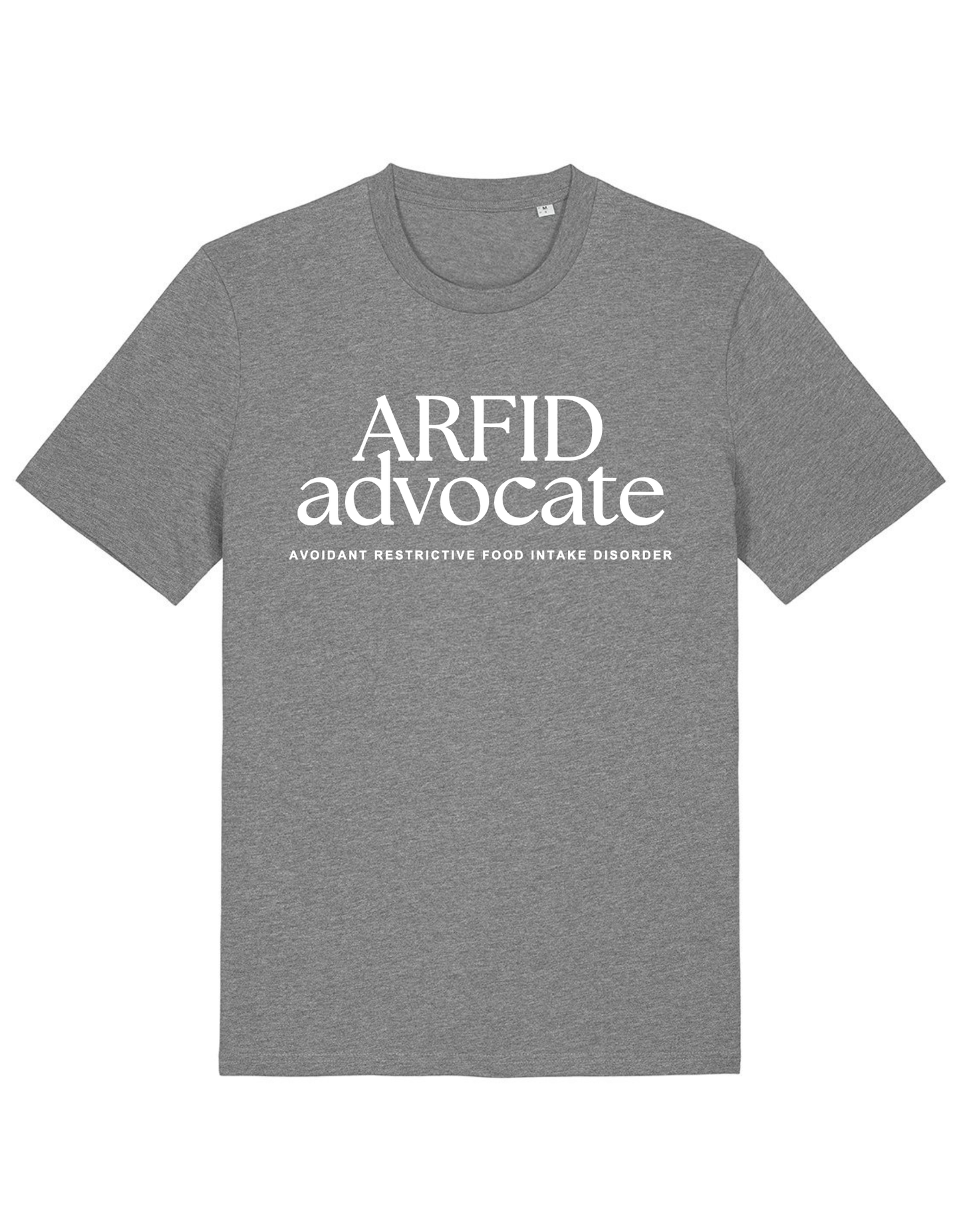 Adults Unisex ‘ARFID Advocate’ Fitted style Tee