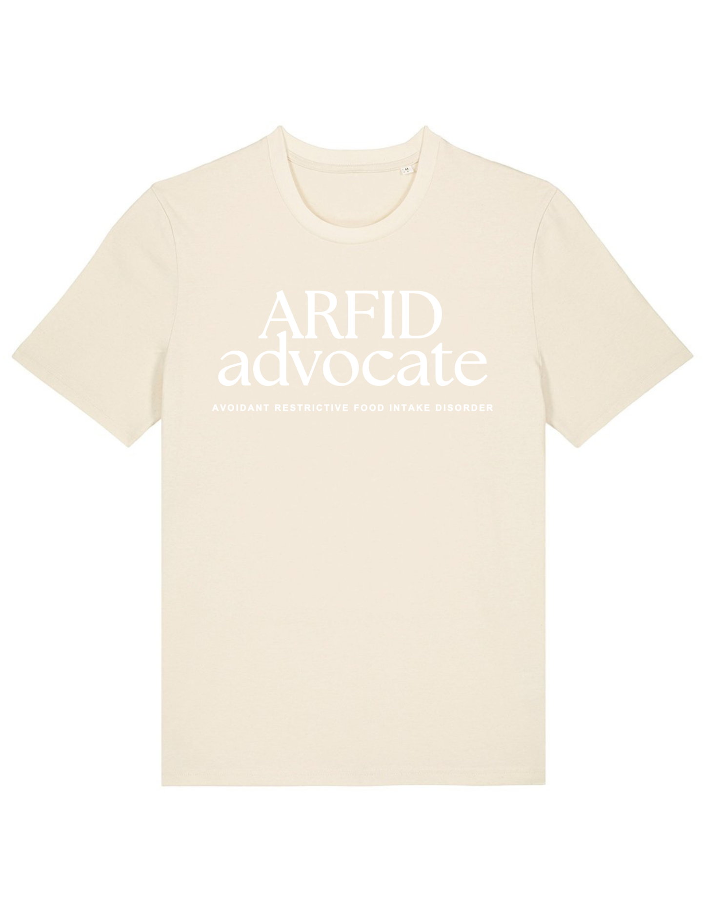 Adults Unisex ‘ARFID Advocate’ Fitted style Tee