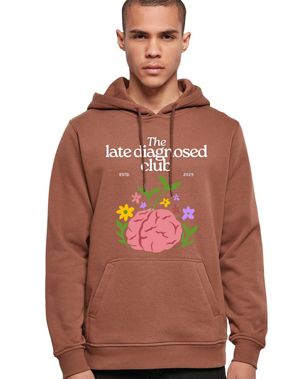Unisex 'Late Diagnosed Club’ Graphic Pullover Hoodie
