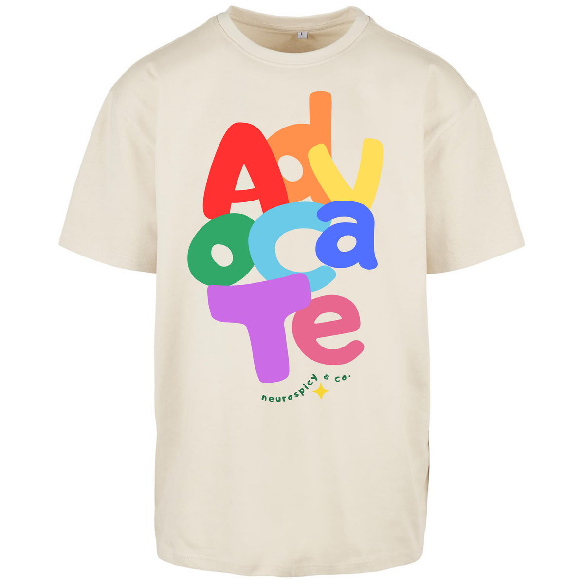Adults Unisex ‘Advocate’ Heavyweight T-Shirt