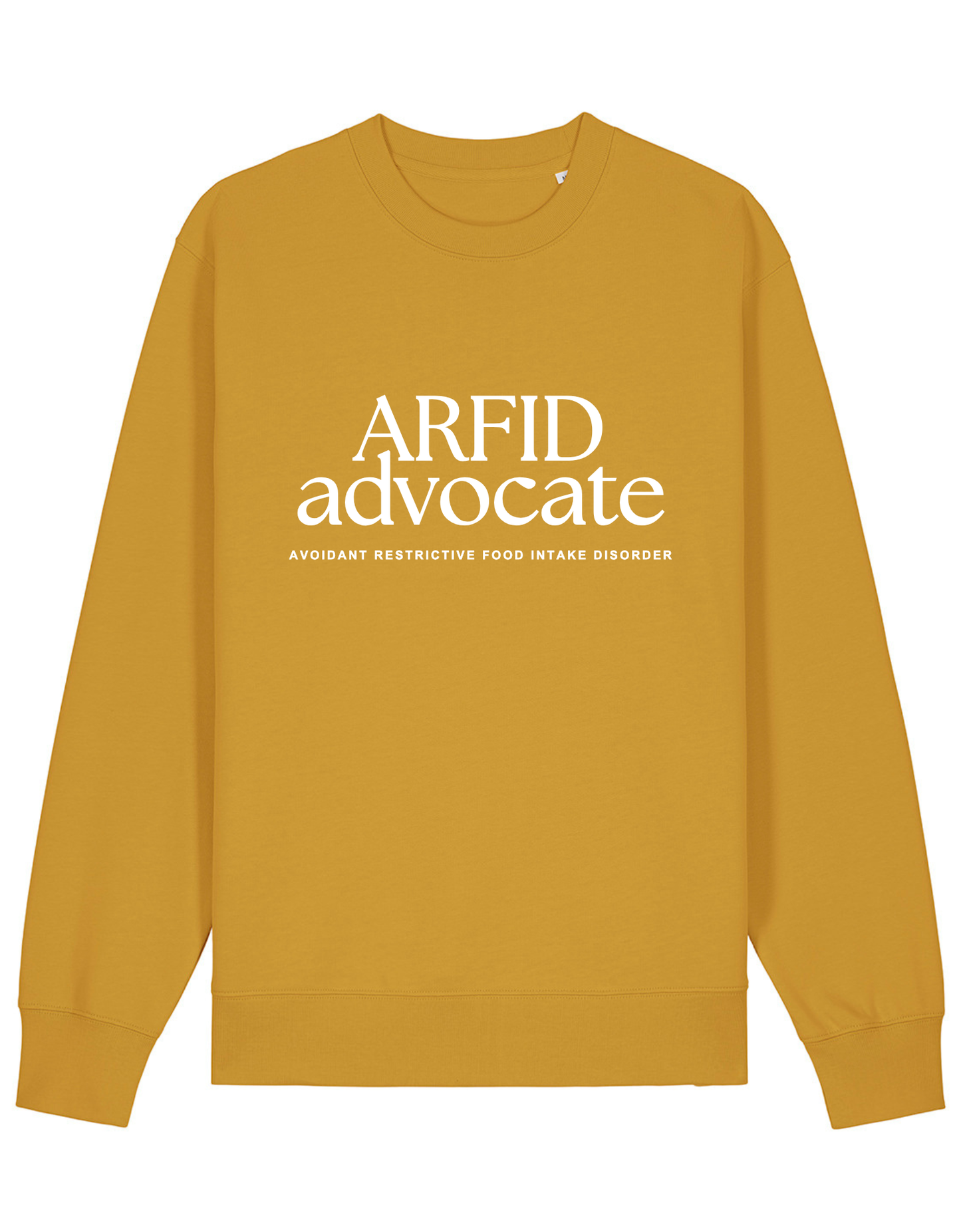 Adults Unisex ‘ARFID Advocate’ Fitted style Sweatshirt/Hoodie