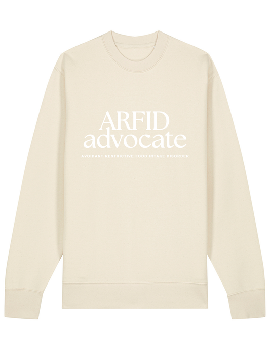 Adults Unisex ‘ARFID Advocate’ Fitted style Sweatshirt/Hoodie