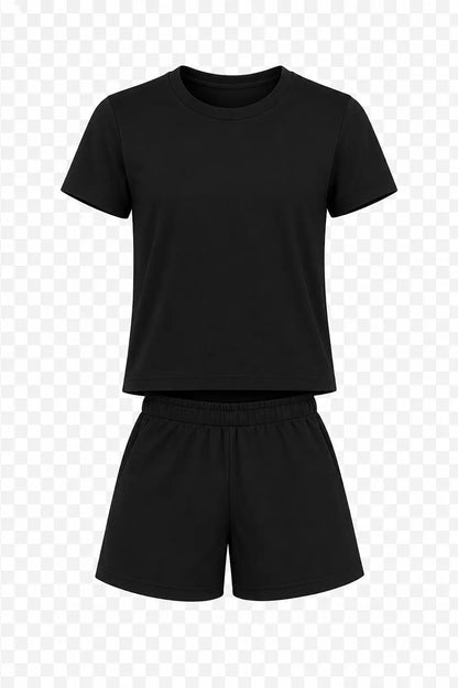 Adults "COOL SEN MUMS CLUB" T-Shirt/Shorts Set