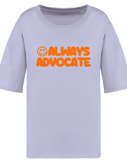 Women's Boxy Crop "Always Advocate" T-Shirt