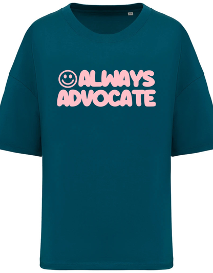 Women's Boxy Crop "Always Advocate" T-Shirt