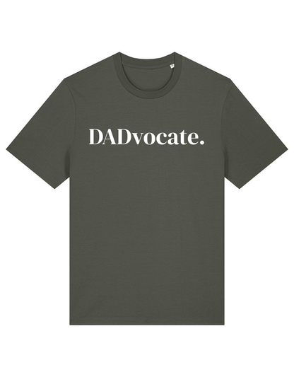 ‘DADvocate.’ Fitted T-Shirt