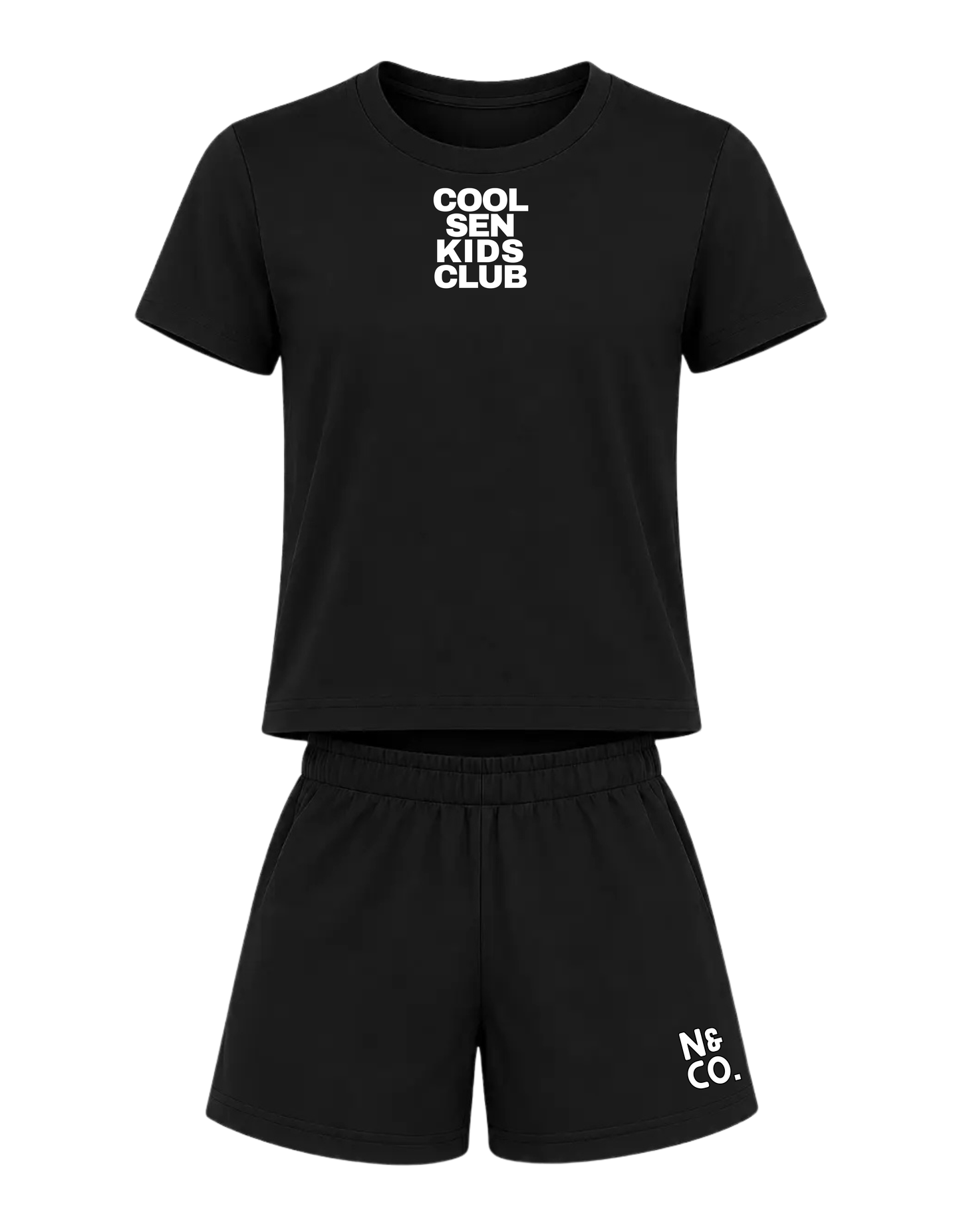 Kids "COOL SEN KIDS CLUB" T-Shirt/Shorts Set