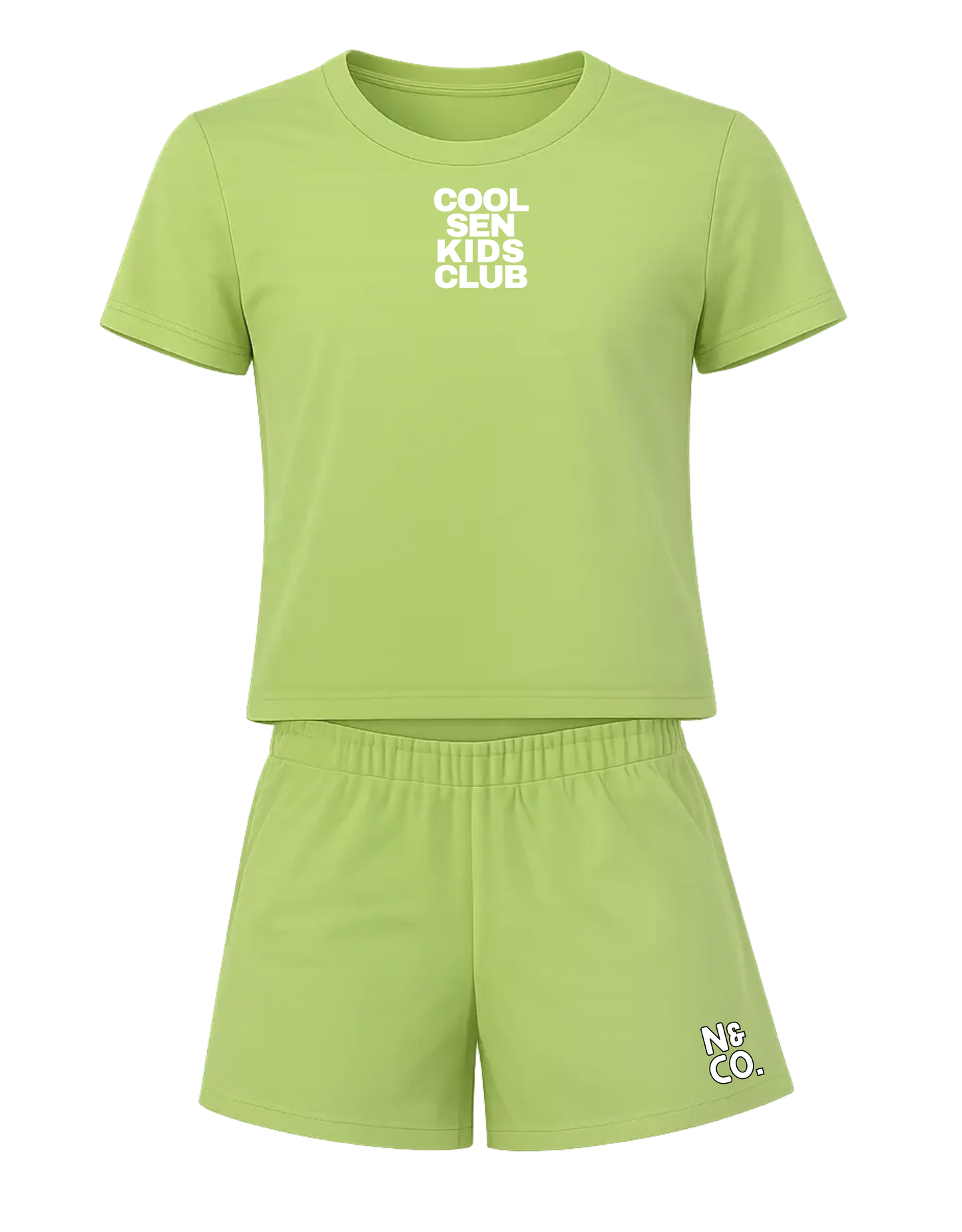 Kids "COOL SEN KIDS CLUB" T-Shirt/Shorts Set