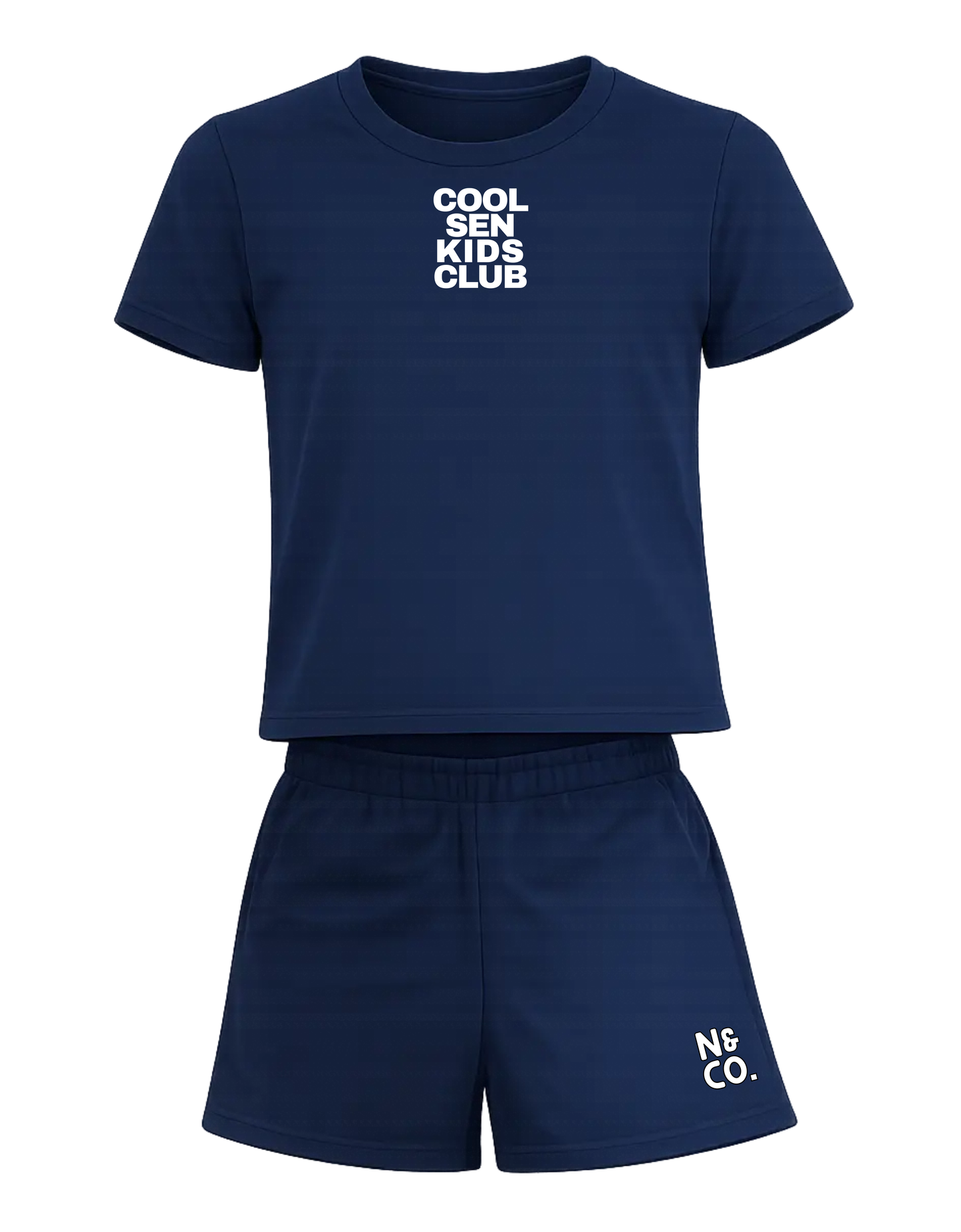 Kids "COOL SEN KIDS CLUB" T-Shirt/Shorts Set