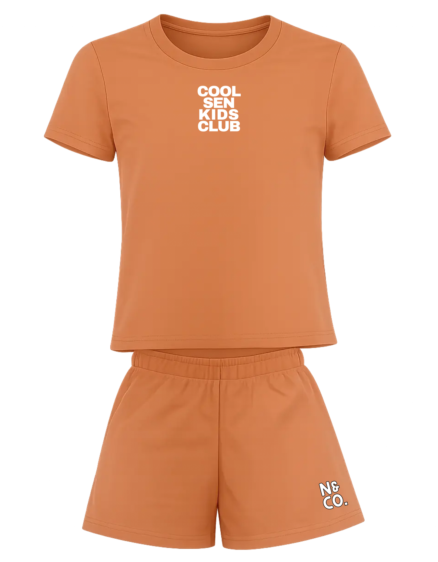 Kids "COOL SEN KIDS CLUB" T-Shirt/Shorts Set