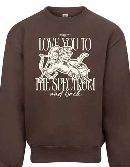 Adults Unisex ‘Love you to the spectrum and back" Sweatshirt