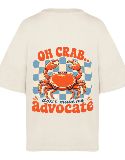 Kids Oversized "OH CRAB" T-Shirt