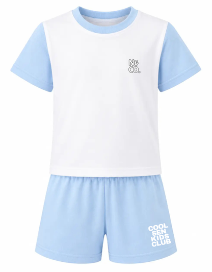 Kids Varsity "COOL SEN KIDS CLUB" T-Shirt/Shorts Set