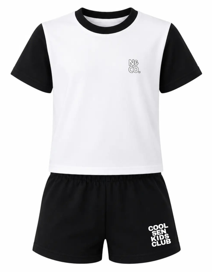 Kids Varsity "COOL SEN KIDS CLUB" T-Shirt/Shorts Set
