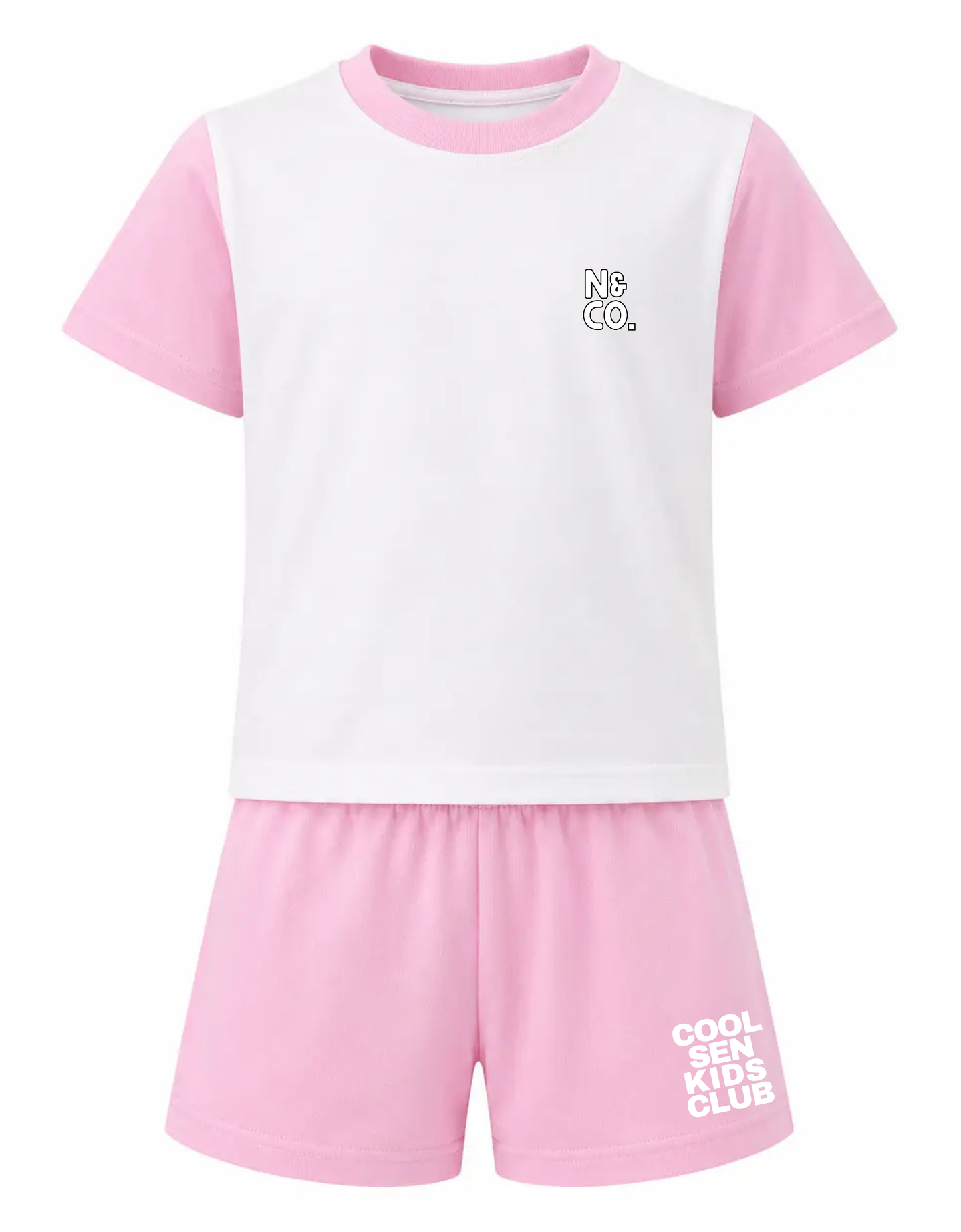 Kids Varsity "COOL SEN KIDS CLUB" T-Shirt/Shorts Set