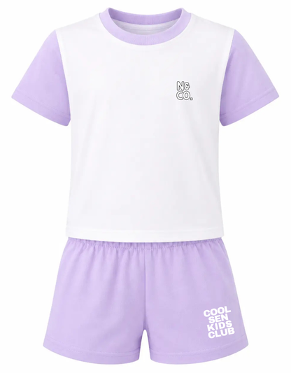 Kids Varsity "COOL SEN KIDS CLUB" T-Shirt/Shorts Set