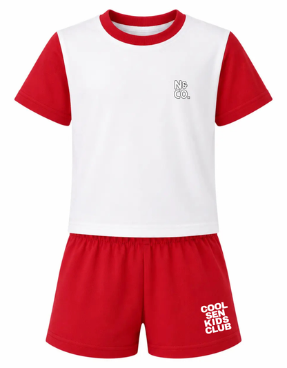 Kids Varsity "COOL SEN KIDS CLUB" T-Shirt/Shorts Set