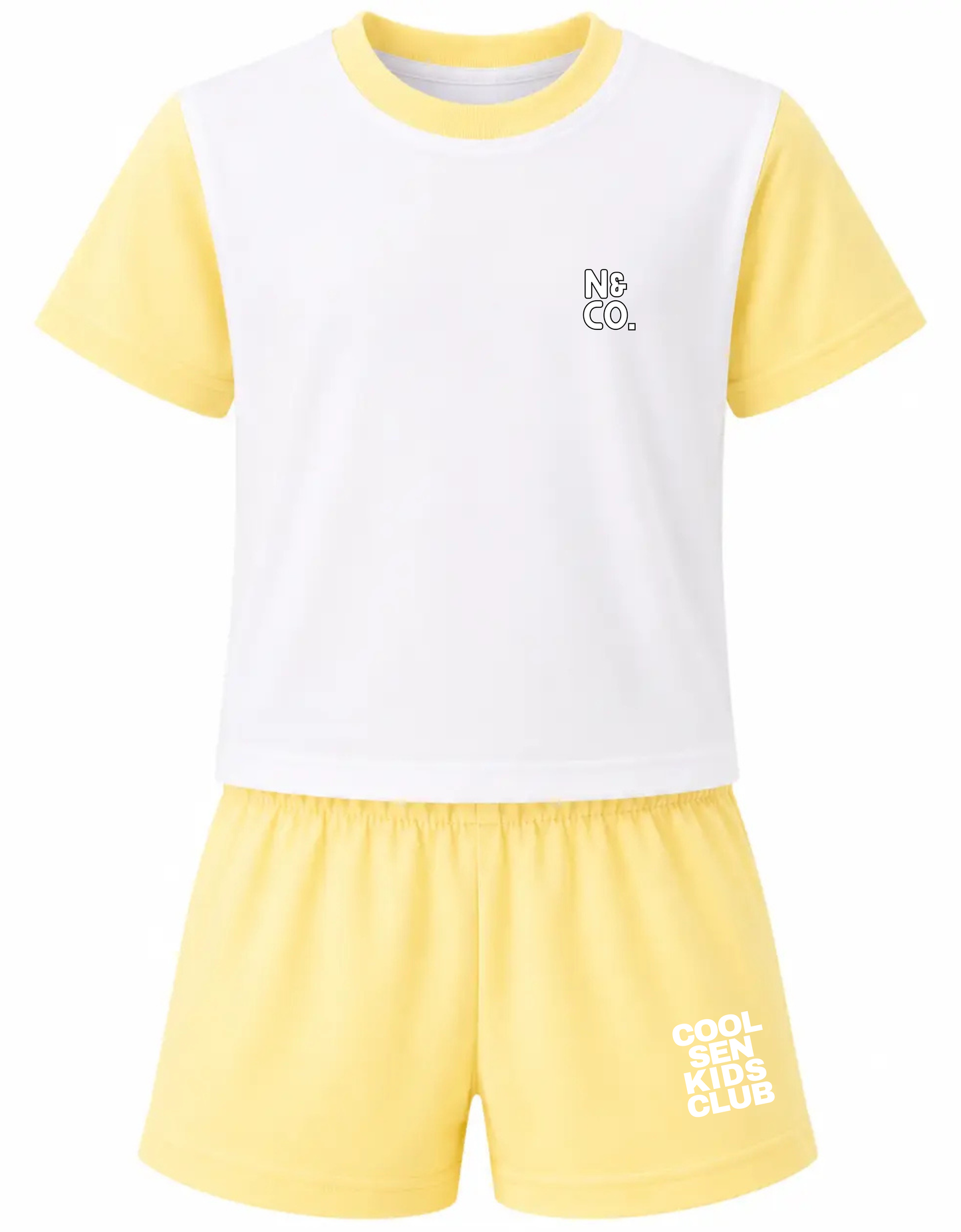 Kids Varsity "COOL SEN KIDS CLUB" T-Shirt/Shorts Set