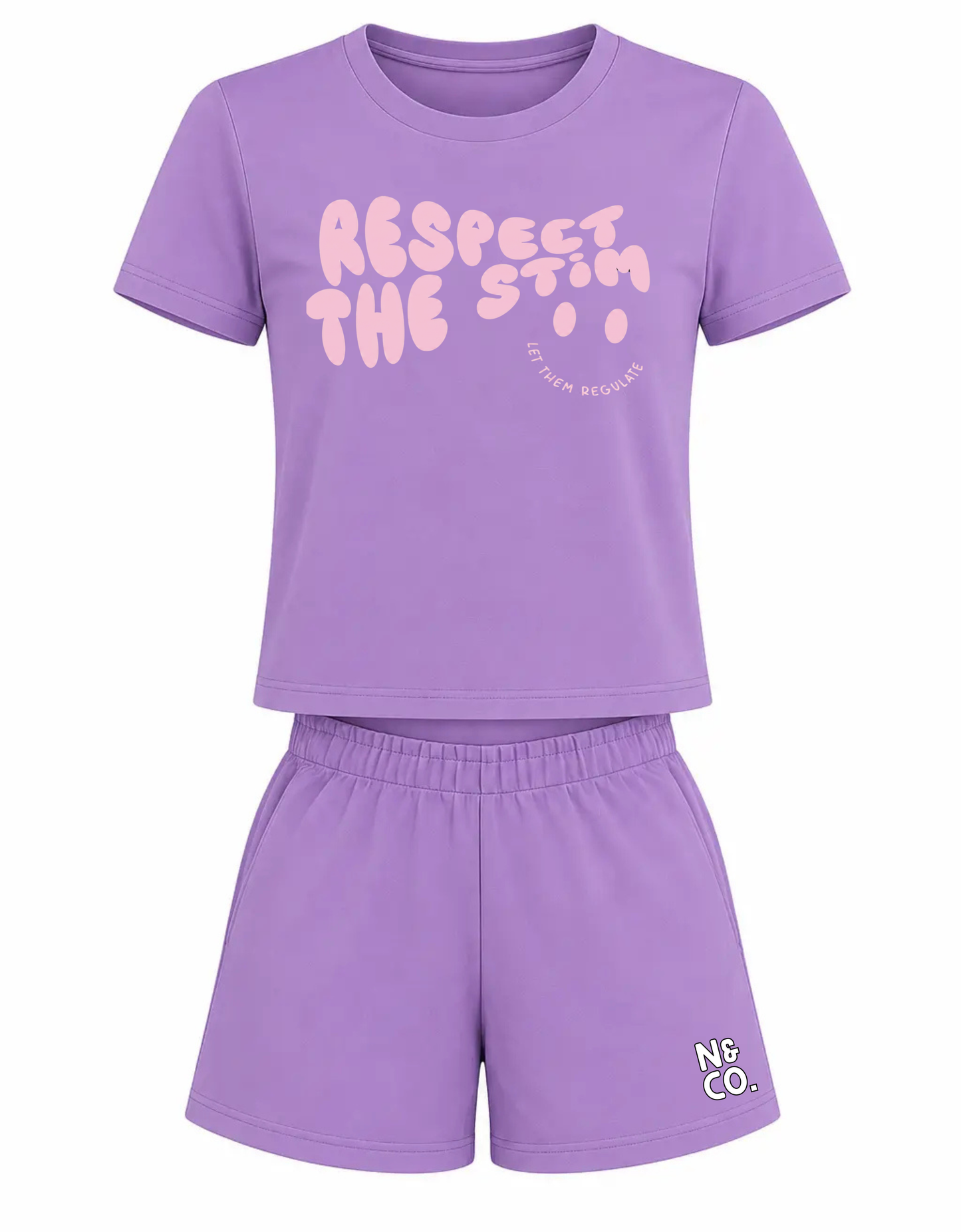 Kids "Respect the Stim" T-Shirt/Shorts Set
