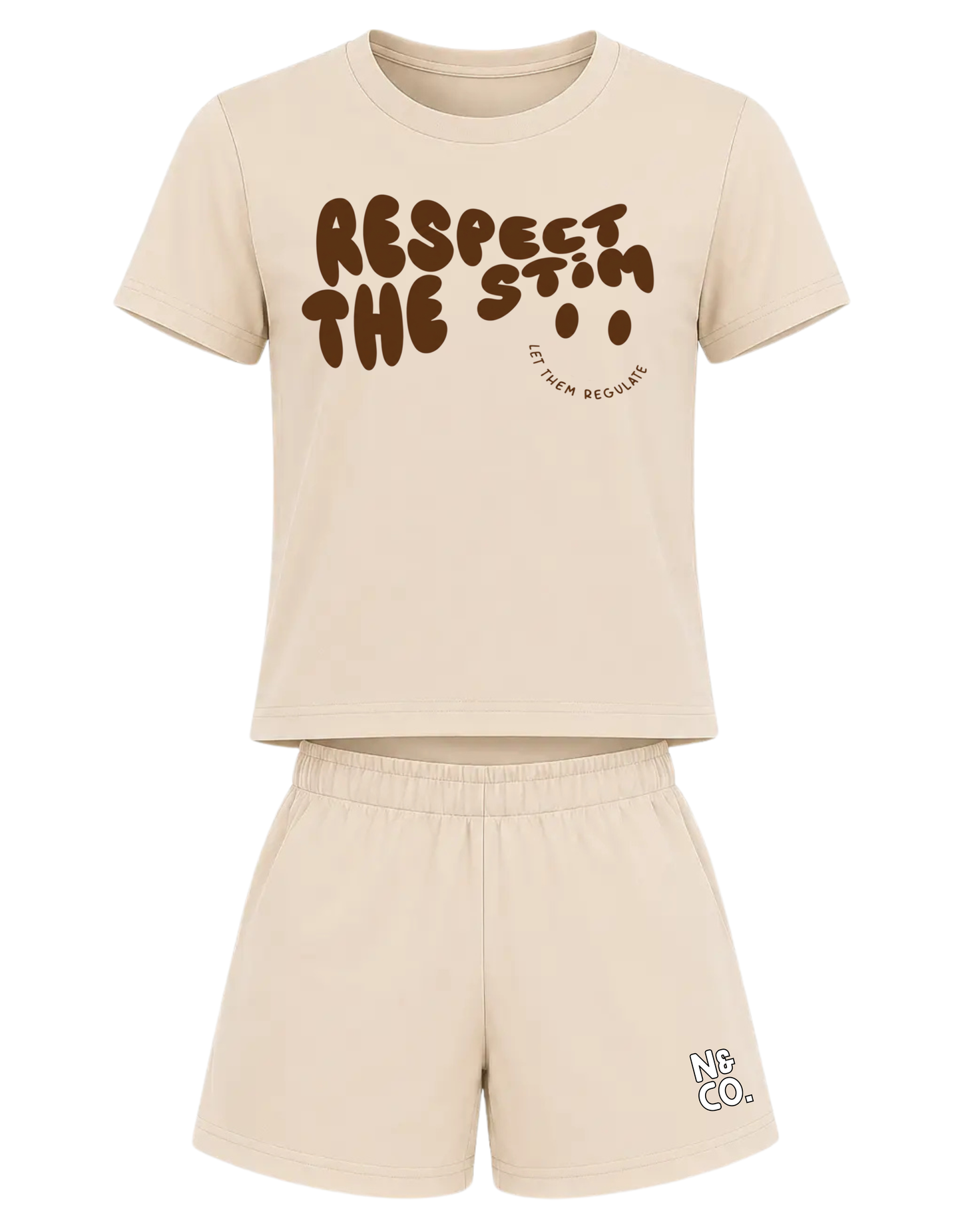 Kids "Respect the Stim" T-Shirt/Shorts Set