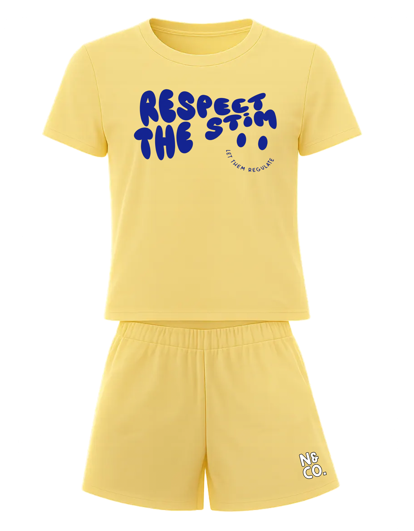 Kids "Respect the Stim" T-Shirt/Shorts Set