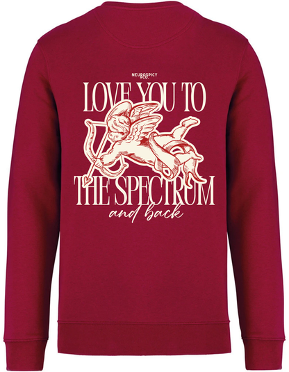 Adults Unisex ‘Love you to the spectrum and back" Sweatshirt