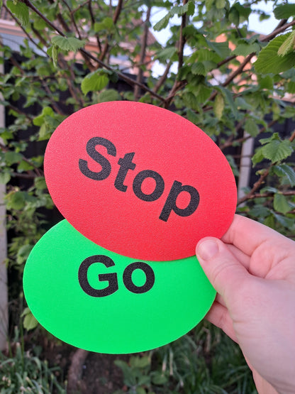 Stop Visual Sign Widget Stop and Go visual sign set – Neurospicy & Co.