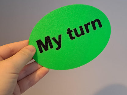 Wait and My Turn visual sign set